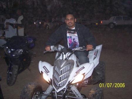 On my 4-wheeler in Arkansas 2006