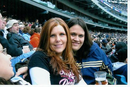 Beth and Jamie at a Cubs Game 2006