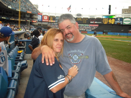 Michele & Me at one of the last Yankee games08