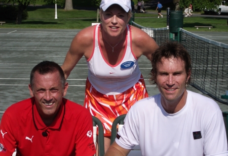 Pro-Am with Mikael Pernfors and Pat Cash