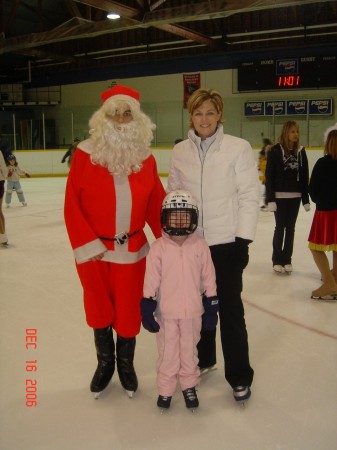 Skating with Santa