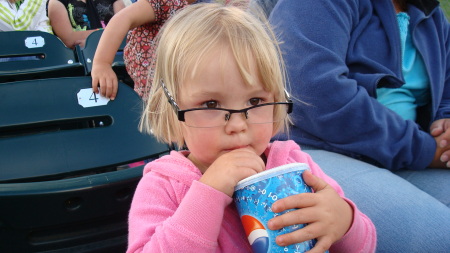 Kendra at the ball game