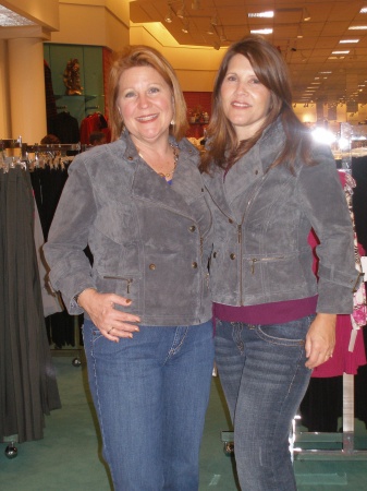 Janet and me with our matching jackets 11-08