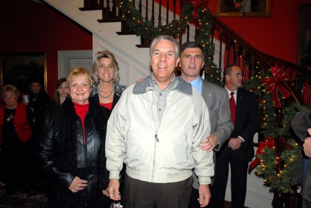 My wife & me with the Maryland Governor and his wife at Christmas 2006