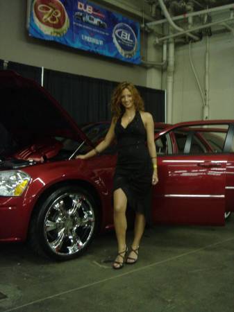 My Car with Model at 2005 DUB Show