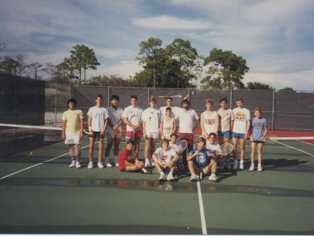 CSHS - Tennis Team '89