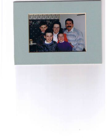 Family Portrait 1992 (nice hair Bev)