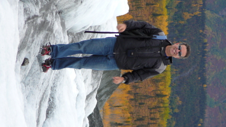 Hiking the Matanuska Glacier in Alaska