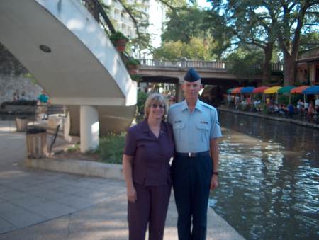 Son Brian & I in San Antonio basic training graduation