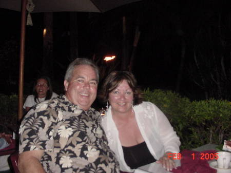 Mary and I on our 25th Wedding Anniversary in Maui
