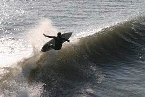 Joey surfing East Coast Competition