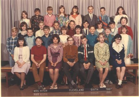 Mrs. Hitch's 6th Grade Class 1967