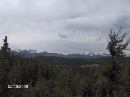 Hiking in the Rockies.