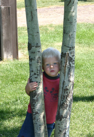 Landon at 3 in Sunriver