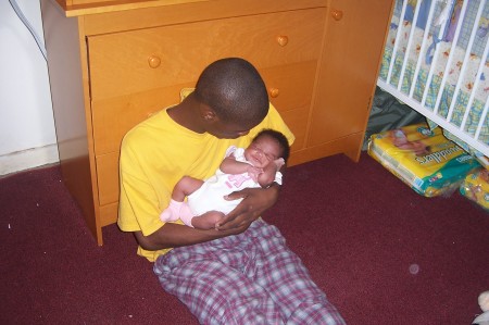 My brother and my baby.