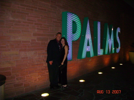 Brad & I at the Palms