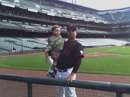 Chris & Jacob Neves Day at AT&T Park