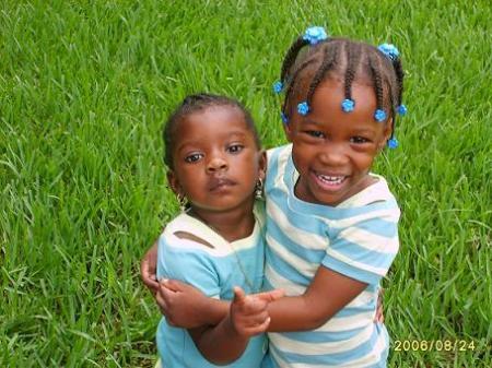 MY TWO BABY GIRLS (LEFT-GOD DAUGHTER)
