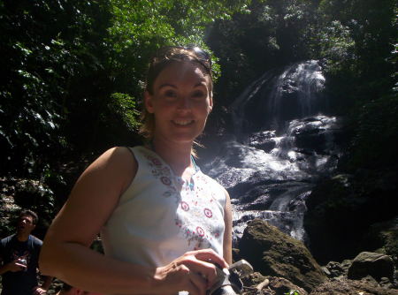 waterfall in st. lucia