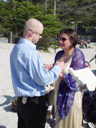 Getting Hitched on Carmel Beach CA