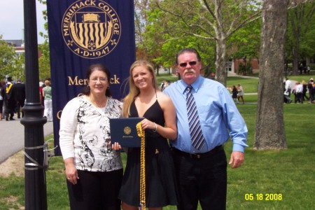 Jennifer Graduates from Merrimack
