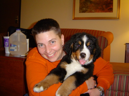 Me and Sully at 8wks