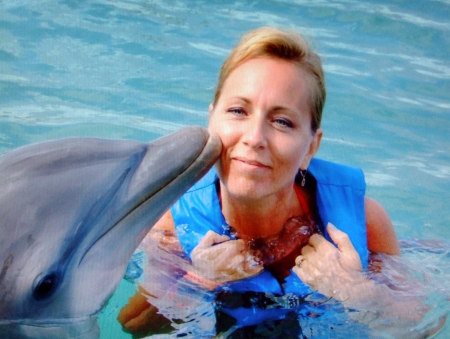 Lucy and I in the ocean - Ocho Rios Jamaica