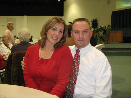 Doug and I at the church Thanksgiving dinner