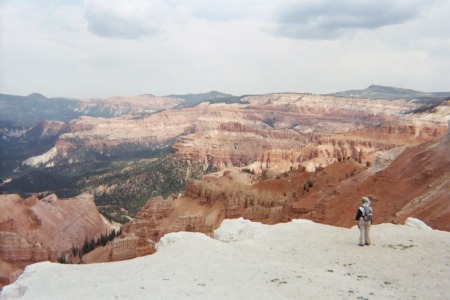 Overlooking a Canyon in Utah