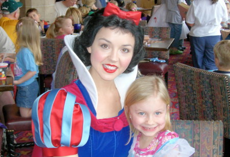 Princess Snow White and Princess Maddy