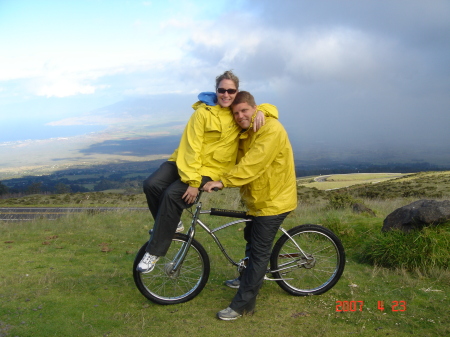 At the Top of the Volcano in Maui