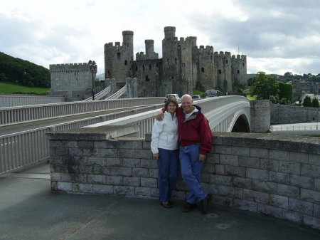 arlene & bob by conwy castle
