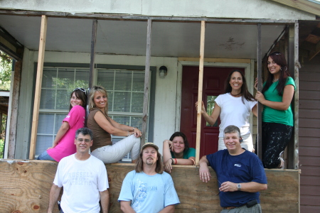 Restoring Katrina victim's house in MS