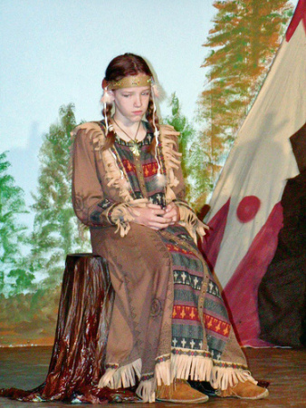Dani as Pocahontas