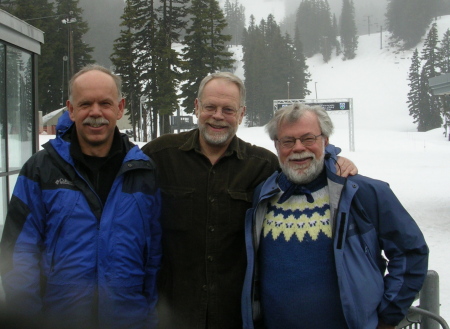 Brothers John, Bill and me at Mt.Hood Oregon