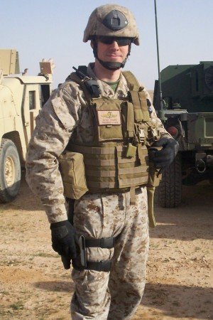 My husband Chad in Iraq