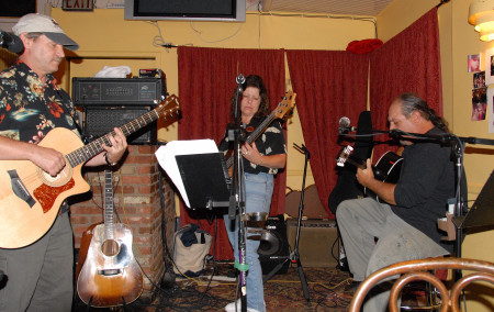 Jamming with Deb Novak and Joe Vicino at Jessie's Roadhouse