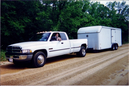 '99 Dodge dually and Camper.