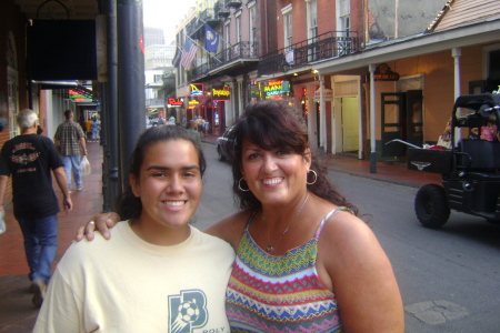 Corrin and me on Bourbon St. , New Orleans 08