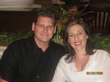My Husband and I in Cancun March 2008