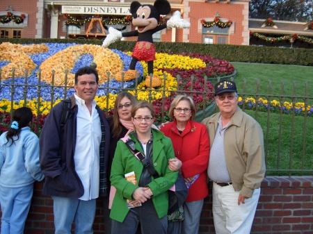 Family Christmas at Disneyland 2005