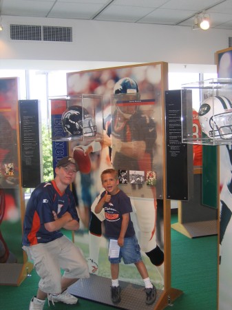 Brandon and Stephen at the FB Hall of Fame