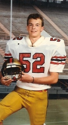 High School Senior Football Picture