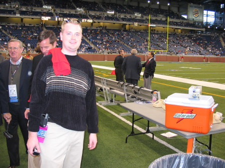 This is Me on Sidelines of the Falcons Game