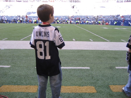 Gunther, sideline at the Tampa Bay game.