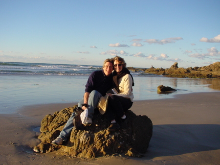 Jo and Irv at Byron Bay (Australia)