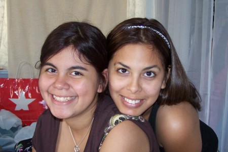My sister and me