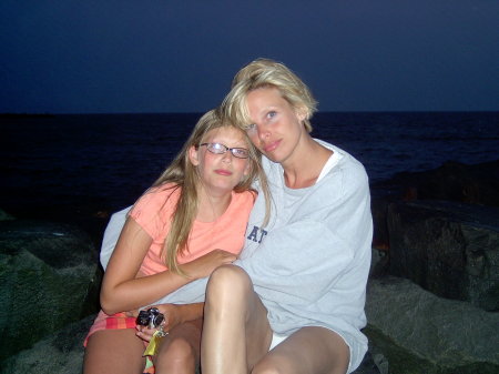 Me and Mam (Madison), at the shore