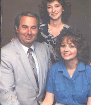 My wife and daughter and I, 1984