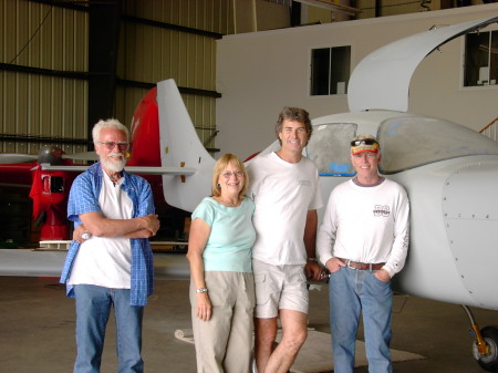  Laura's dad, mom, myself, gary and gary's "go fast plane" hoping it will fly